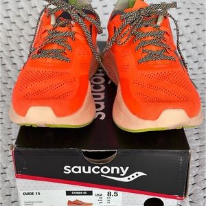 Saucony Guide 15 size 8.5 color -  Campfire story